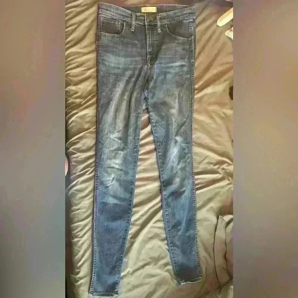 Madewell HI-Rise 10” skinny Jeans size 28T